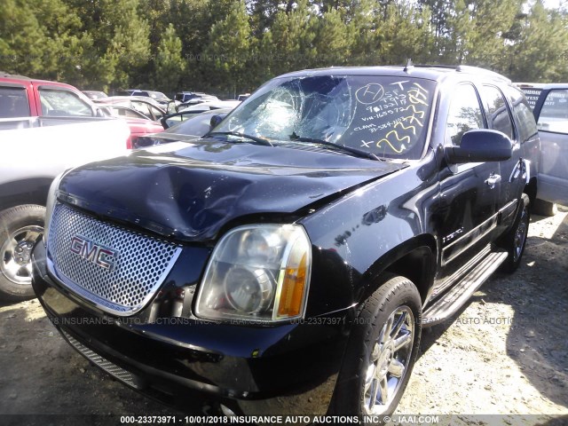 1GKEC63878J165572 - 2008 GMC YUKON DENALI BLACK photo 2