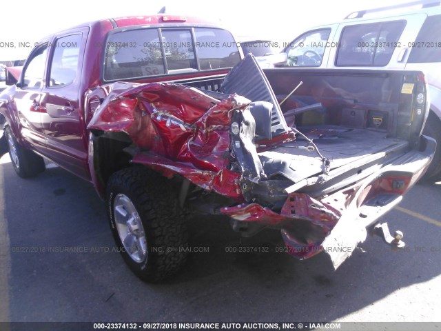 3TMLU4EN2EM144781 - 2014 TOYOTA TACOMA DOUBLE CAB 红色 照片 6