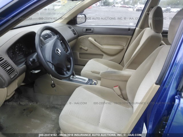 2HGES16365H585274 - 2005 HONDA CIVIC DX VP Dark Blue photo 5