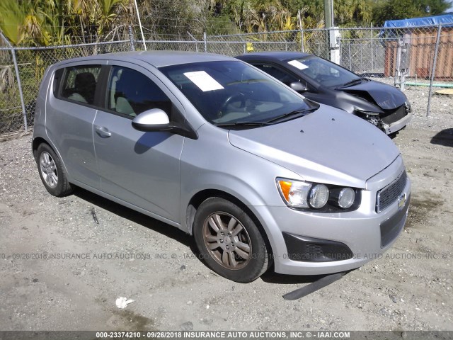 1G1JB6SH5C4113954 - 2012 CHEVROLET SONIC LS ვერცხლისფერი ფოტო 1