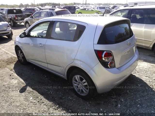 1G1JB6SH5C4113954 - 2012 CHEVROLET SONIC LS ვერცხლისფერი ფოტო 3