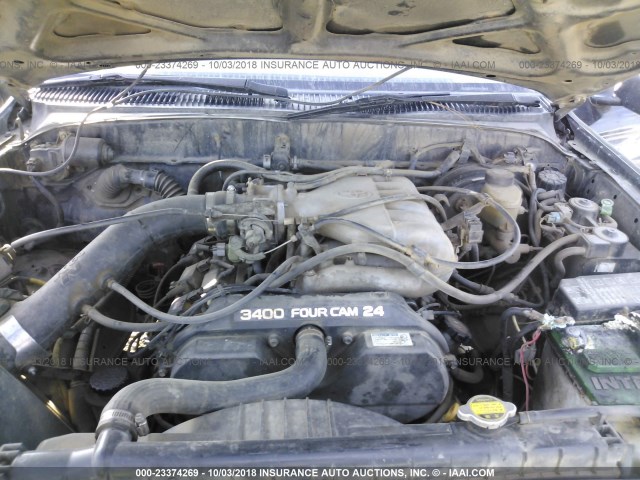 4TASN92N8XZ493970 - 1999 TOYOTA TACOMA XTRACAB PRERUNNER შავი ფოტო 10