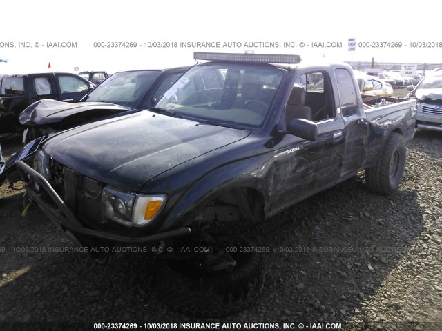 4TASN92N8XZ493970 - 1999 TOYOTA TACOMA XTRACAB PRERUNNER შავი ფოტო 2