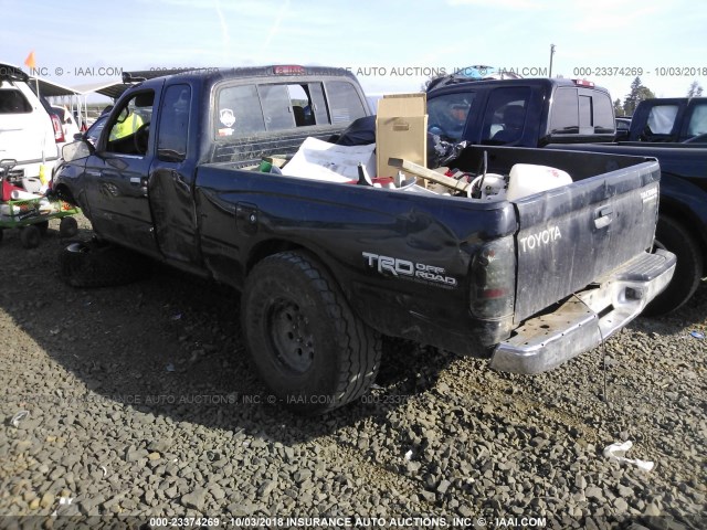 4TASN92N8XZ493970 - 1999 TOYOTA TACOMA XTRACAB PRERUNNER შავი ფოტო 3