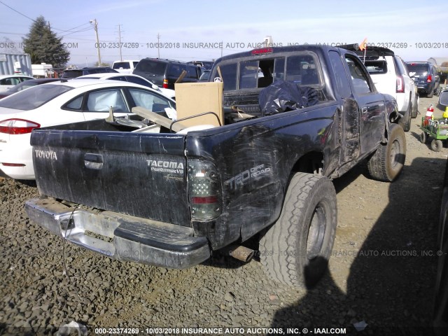 4TASN92N8XZ493970 - 1999 TOYOTA TACOMA XTRACAB PRERUNNER BLACK photo 4