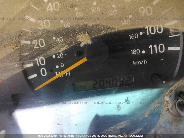 4TASN92N8XZ493970 - 1999 TOYOTA TACOMA XTRACAB PRERUNNER შავი ფოტო 7