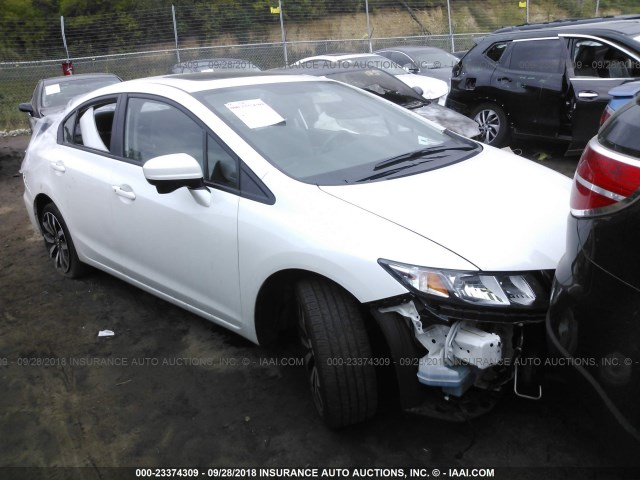 19XFB2F91FE035703 - 2015 HONDA CIVIC EXL 白色 照片 1