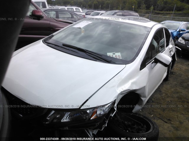 19XFB2F91FE035703 - 2015 HONDA CIVIC EXL 白色 照片 2