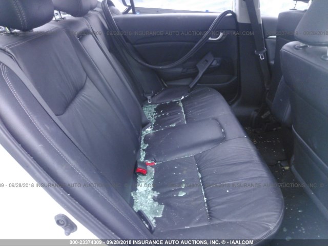 19XFB2F91FE035703 - 2015 HONDA CIVIC EXL 白色 照片 8