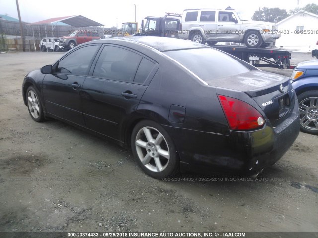 1N4BA41E25C825315 - 2005 NISSAN MAXIMA SE/SL BLACK photo 3