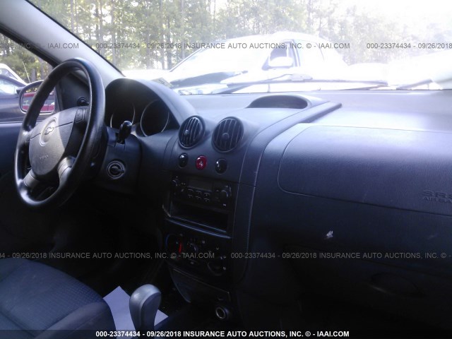 KL1TD66607B788333 - 2007 CHEVROLET AVEO LS GRAY photo 5