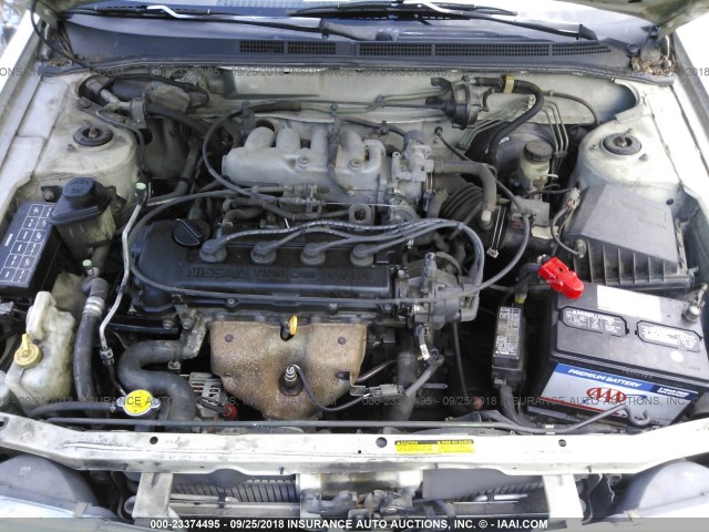 1N4AB41D9TC754742 - 1996 NISSAN SENTRA E/XE/GXE/GLE SILVER photo 10