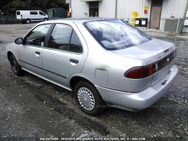 1N4AB41D9TC754742 - 1996 NISSAN SENTRA E/XE/GXE/GLE SILVER photo 3