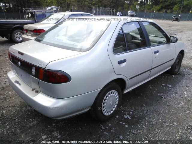 1N4AB41D9TC754742 - 1996 NISSAN SENTRA E/XE/GXE/GLE SILVER photo 4