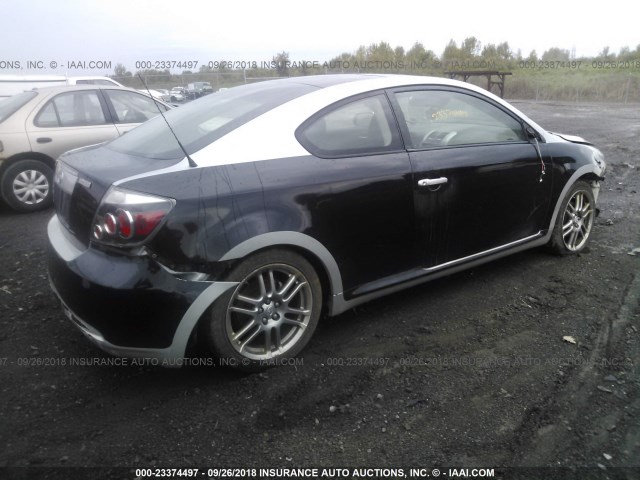 JTKDE167180250963 - 2008 TOYOTA SCION TC 黑色 照片 4