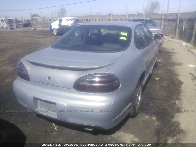 1G2WR5215XF349251 - 1999 PONTIAC GRAND PRIX GTP SILVER photo 4