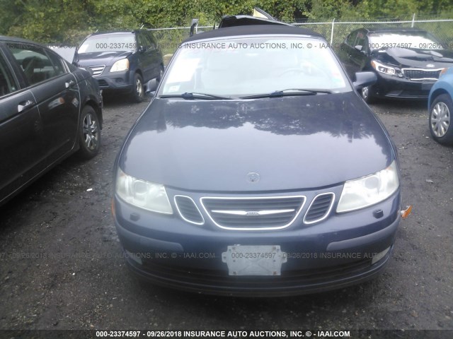 YS3FD75Y546008211 - 2004 SAAB 9-3 ARC BLUE photo 6