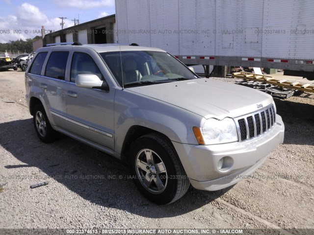 1J8HS68297C526988 - 2007 JEEP GRAND CHEROKEE OVERLAND GRAY photo 1