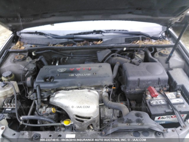 4T1BE32K54U834771 - 2004 TOYOTA CAMRY LE/XLE/SE Сұр фото 10