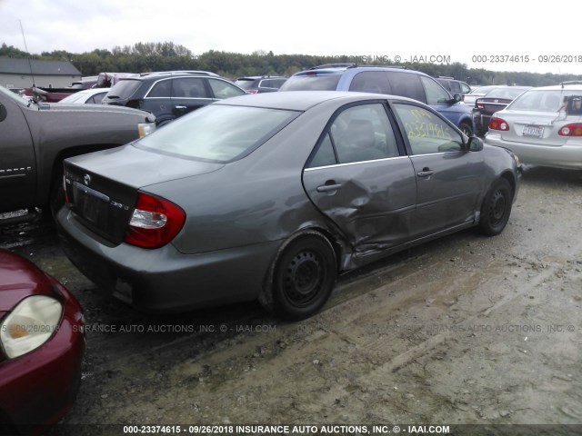 4T1BE32K54U834771 - 2004 TOYOTA CAMRY LE/XLE/SE Сұр фото 4