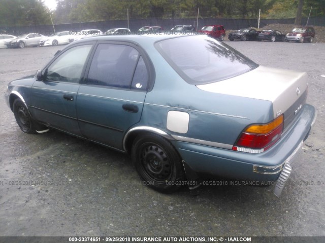 2T1AE09BXSC135196 - 1995 TOYOTA COROLLA LE/DX 绿色 照片 3