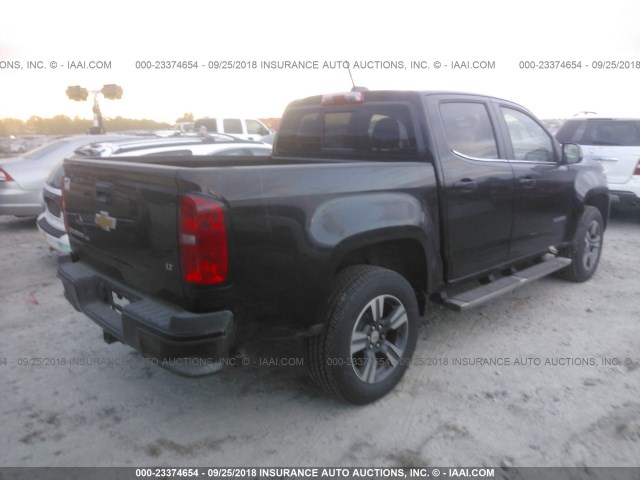 1GCGSCEN9J1324252 - 2018 CHEVROLET COLORADO LT BLACK photo 4