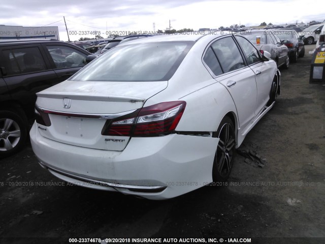 1HGCR2F5XHA192164 - 2017 HONDA ACCORD SPORT 白色 照片 4