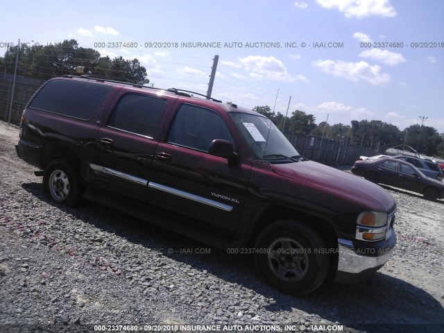 3GKEC16Z34G289406 - 2004 GMC YUKON XL C1500 BURGUNDY photo 1