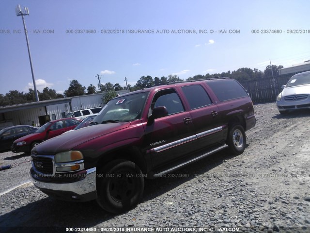 3GKEC16Z34G289406 - 2004 GMC YUKON XL C1500 BURGUNDY photo 2