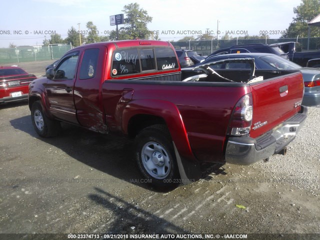 5TETU4GN7AZ679681 - 2010 TOYOTA TACOMA PRERUNNER ACCESS CAB RED photo 3