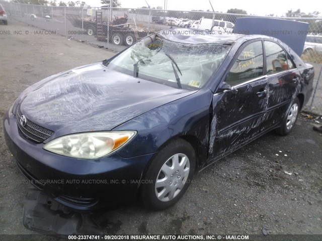 4T1BE32KX3U247674 - 2003 TOYOTA CAMRY LE/XLE/SE Көк фото 2
