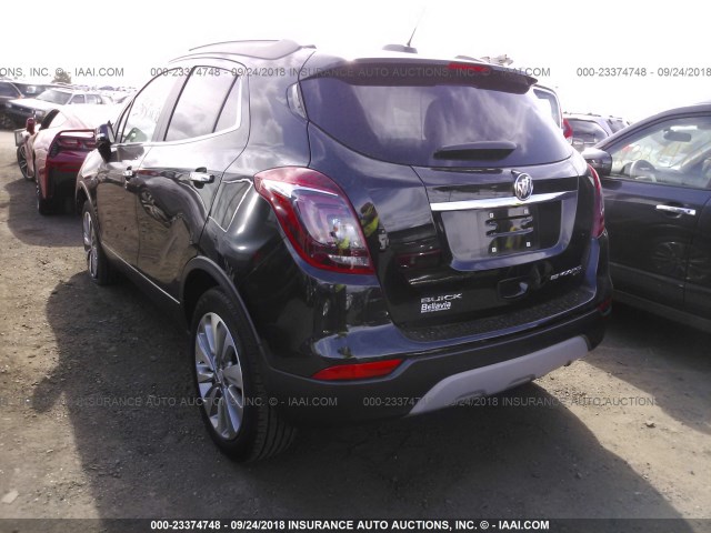 KL4CJESB3HB133822 - 2017 BUICK ENCORE BLACK photo 3