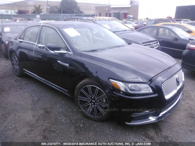 1LN6L9RP7H5611899 - 2017 LINCOLN CONTINENTAL RESERVE Қара фото 1