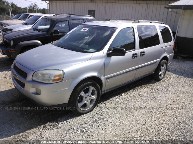 1GNDV23137D167210 - 2007 CHEVROLET UPLANDER LS SILVER photo 2