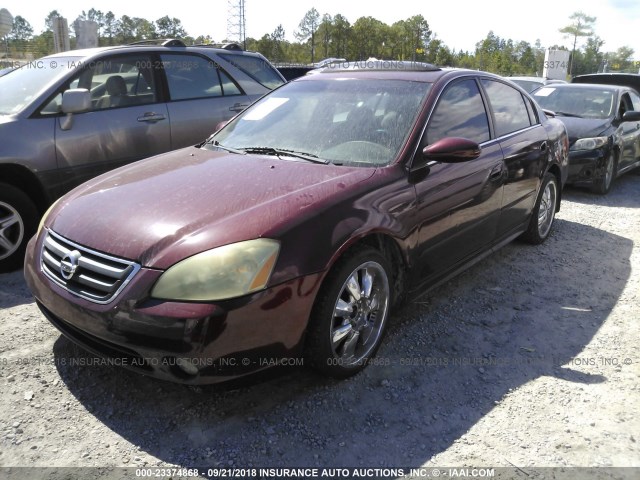 1N4BL11D54C121818 - 2004 NISSAN ALTIMA SE MAROON photo 2