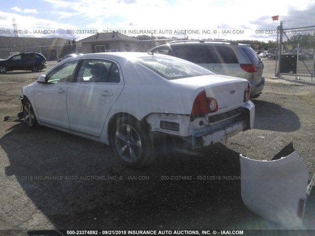 1G1ZC5E18BF305008 - 2011 CHEVROLET MALIBU 1LT WHITE photo 3
