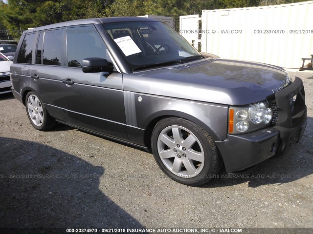 SALMF154X6A209694 - 2006 LAND ROVER RANGE ROVER HSE GRAY photo 1