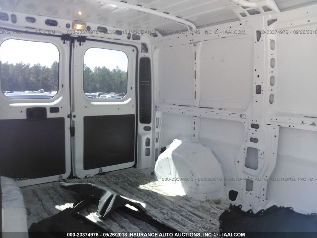 3C6TRVAG6HE526963 - 2017 RAM PROMASTER 1500 1500 STANDARD WHITE photo 8