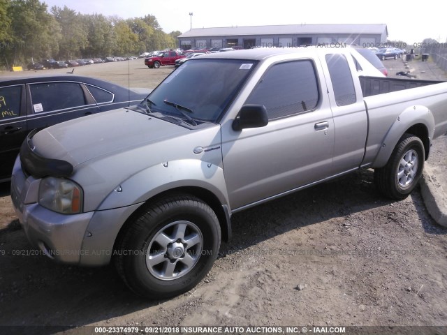 1N6MD26YX3C451824 - 2003 NISSAN FRONTIER KING CAB SC GRAY photo 2