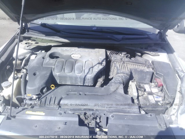 1N4AL21E07N412312 - 2007 NISSAN ALTIMA 2.5/2.5S SILVER photo 10