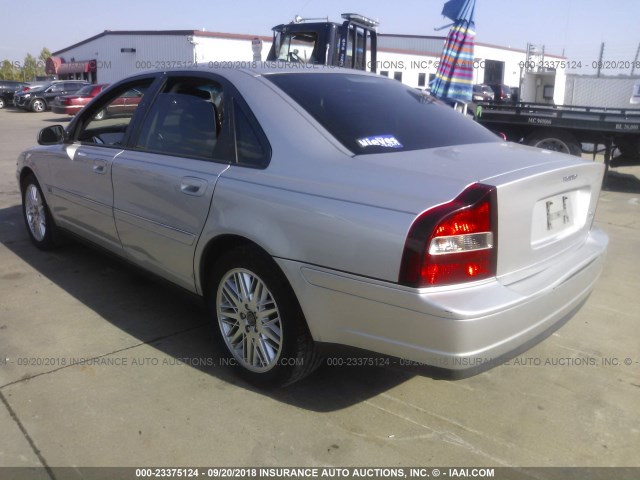 YV1TS92D421272604 - 2002 VOLVO S80 SILVER photo 3