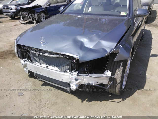 WDDZH6GB1HA216252 - 2017 MERCEDES-BENZ E 400 4MATIC GRAY photo 6