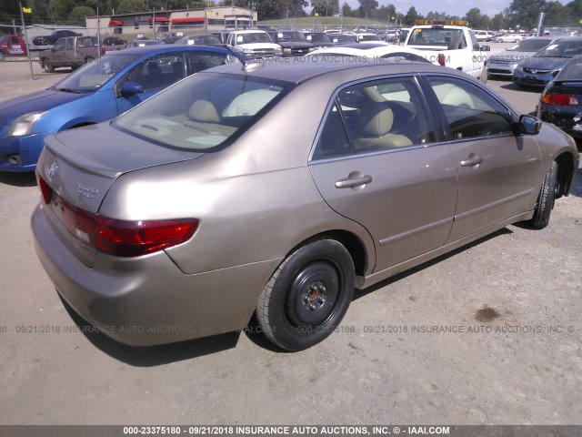 JHMCN36475C008384 - 2005 HONDA ACCORD HYBRID BEIGE photo 4