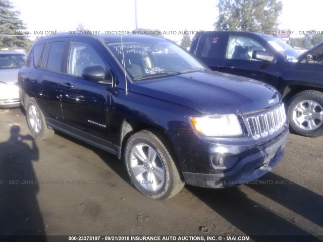 1C4NJDEB6CD659752 - 2012 JEEP COMPASS LATITUDE 深蓝色 照片 1