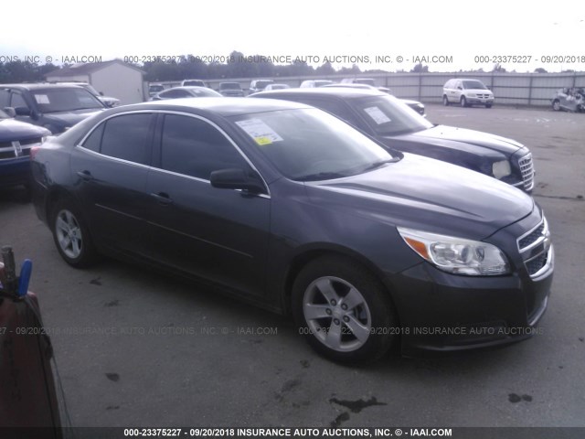1G11B5SA2DF172592 - 2013 CHEVROLET MALIBU LS GRAY photo 1