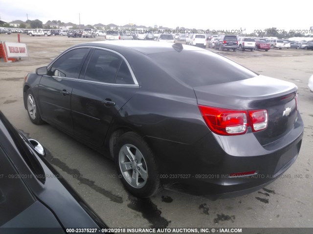 1G11B5SA2DF172592 - 2013 CHEVROLET MALIBU LS GRAY photo 3