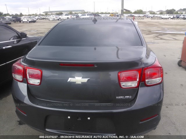 1G11B5SA2DF172592 - 2013 CHEVROLET MALIBU LS GRAY photo 6