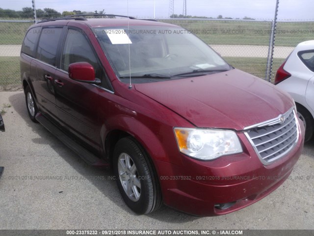2A8HR54P38R635317 - 2008 CHRYSLER TOWN & COUNTRY TOURING MAROON photo 1