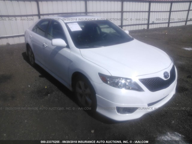 4T1BF3EKXAU507447 - 2010 TOYOTA CAMRY SE/LE/XLE WHITE photo 1