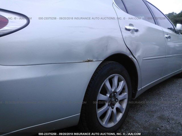 JTHBF30GX30096227 - 2003 LEXUS ES 300 GRAY photo 6